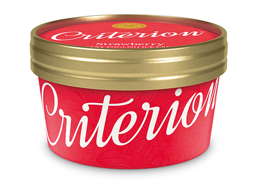 Criterion Strawberry Ice Cream Tub